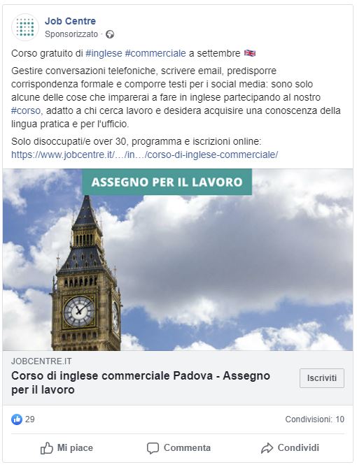 Corso inglese commerciale